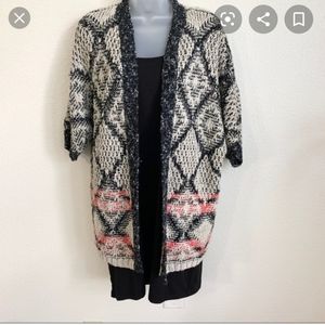 En Cream Open Knit‎ Cardigan